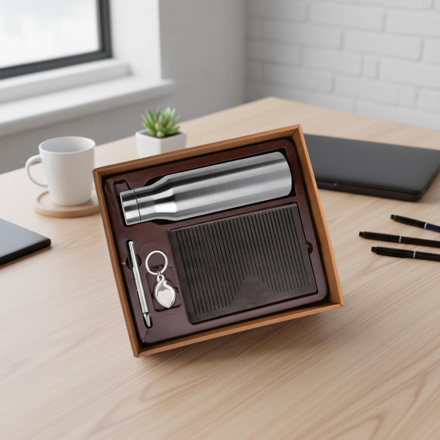 4 in 1 Gray Kraft Gift set