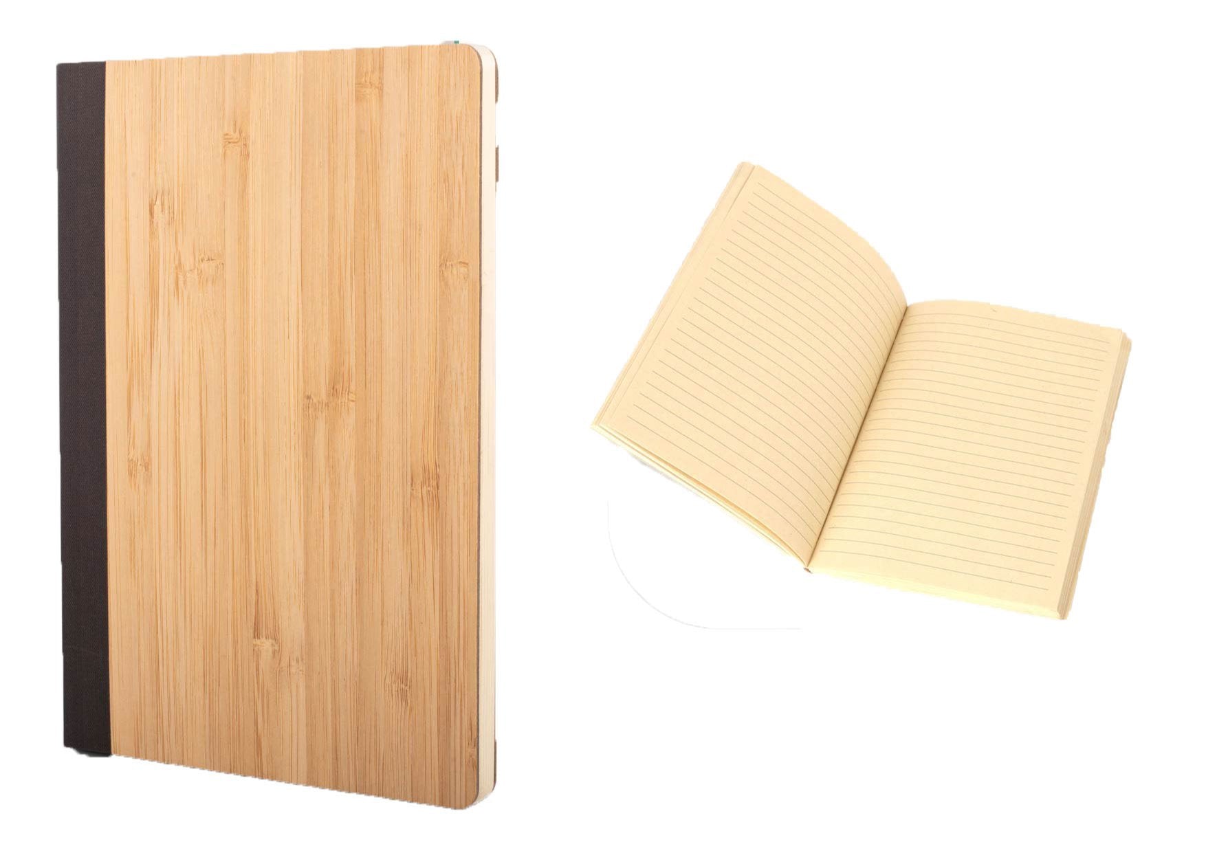 Bamboo A5 size notebook in natural finish