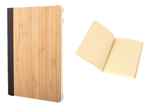 Bamboo A5 size notebook in natural finish