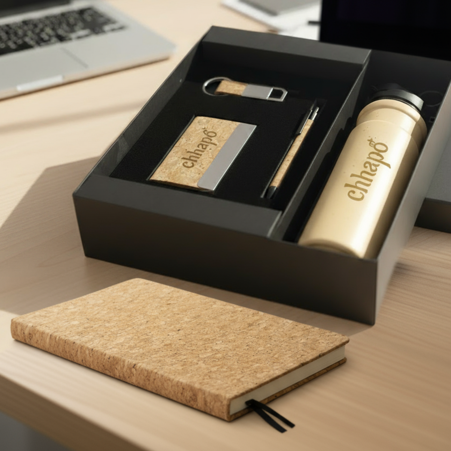 5 Piece Corporate Cork Gift Set
