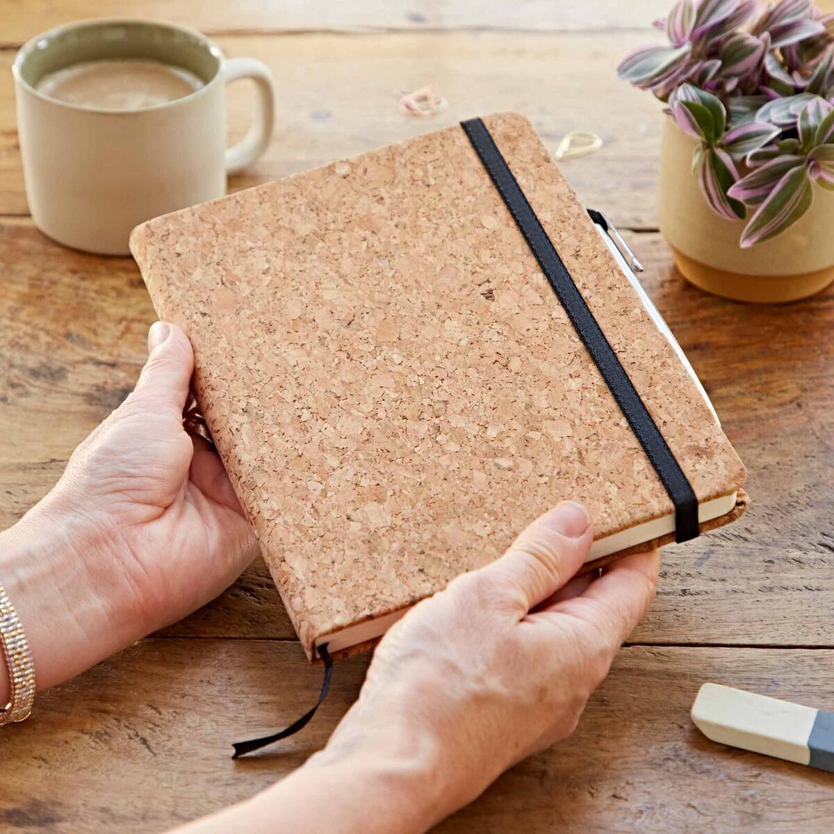 Cork Eco friendly A5 notebook with Hard bound cover