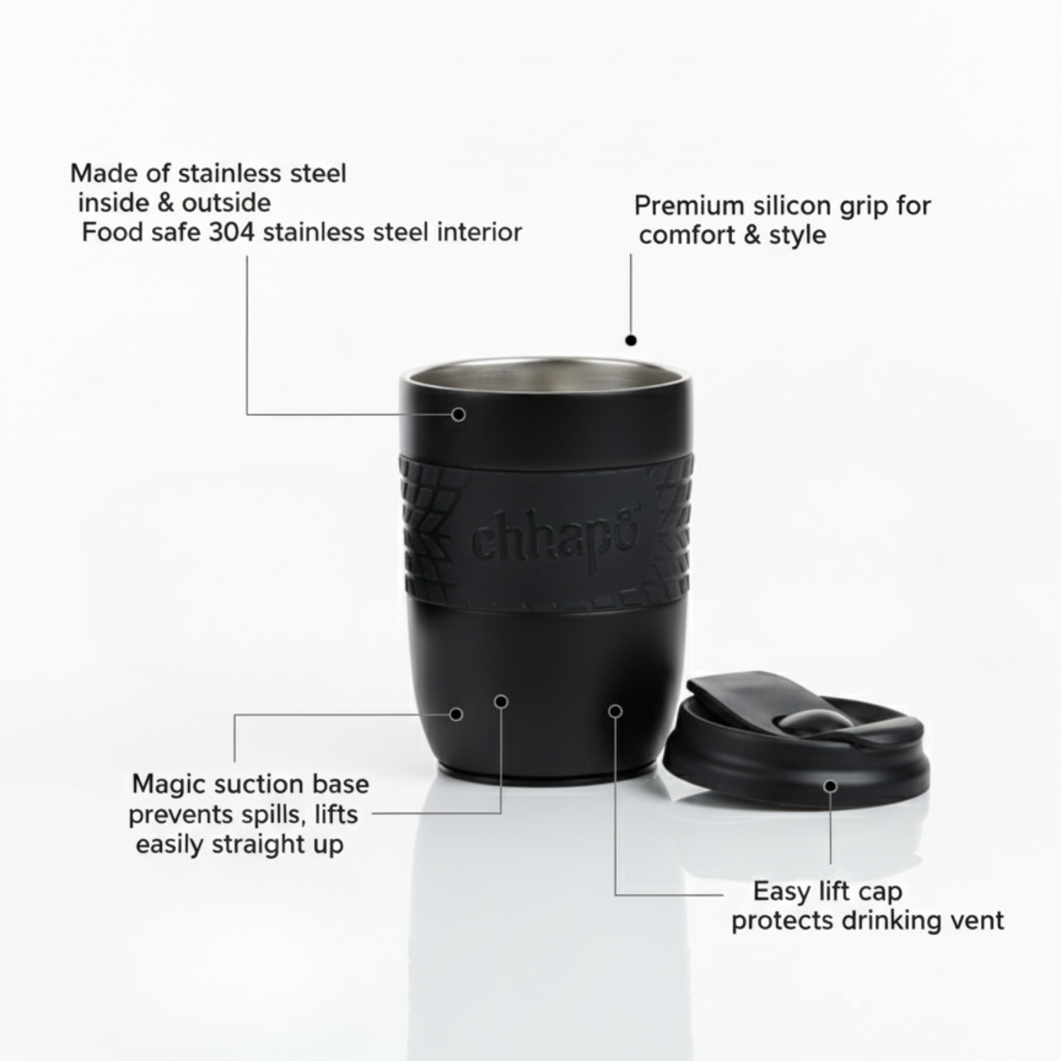 Ferrero Stainless Steel Magic Coffee Mug