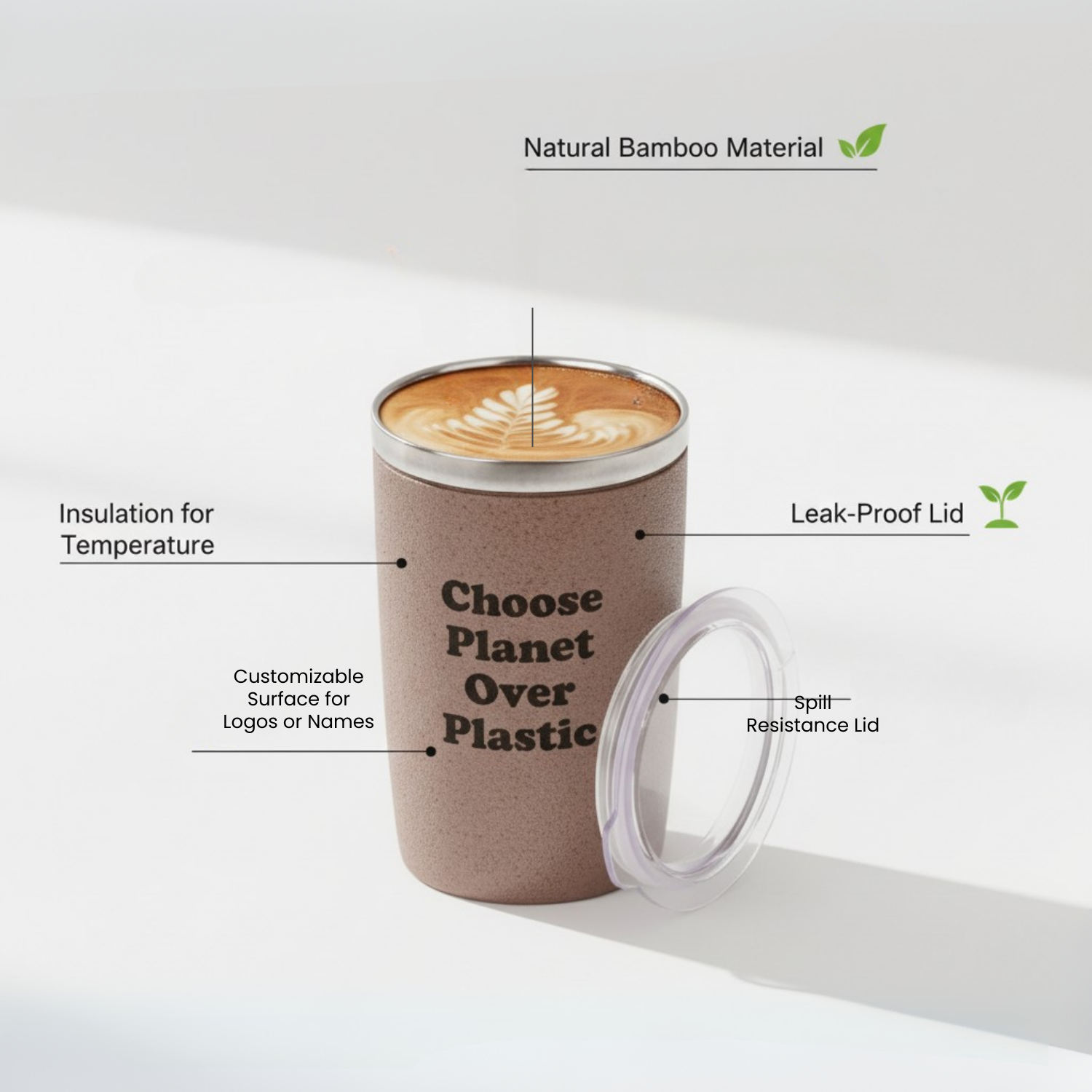 Bamboo Fiber Eco Friendly Mug