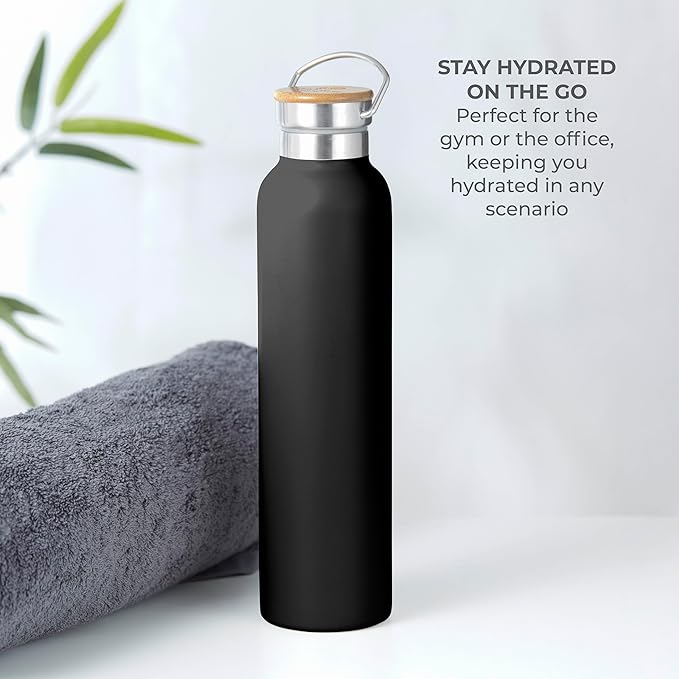 EcoVault Vacuum Flask with 2 Stainless steel cups in Gift box