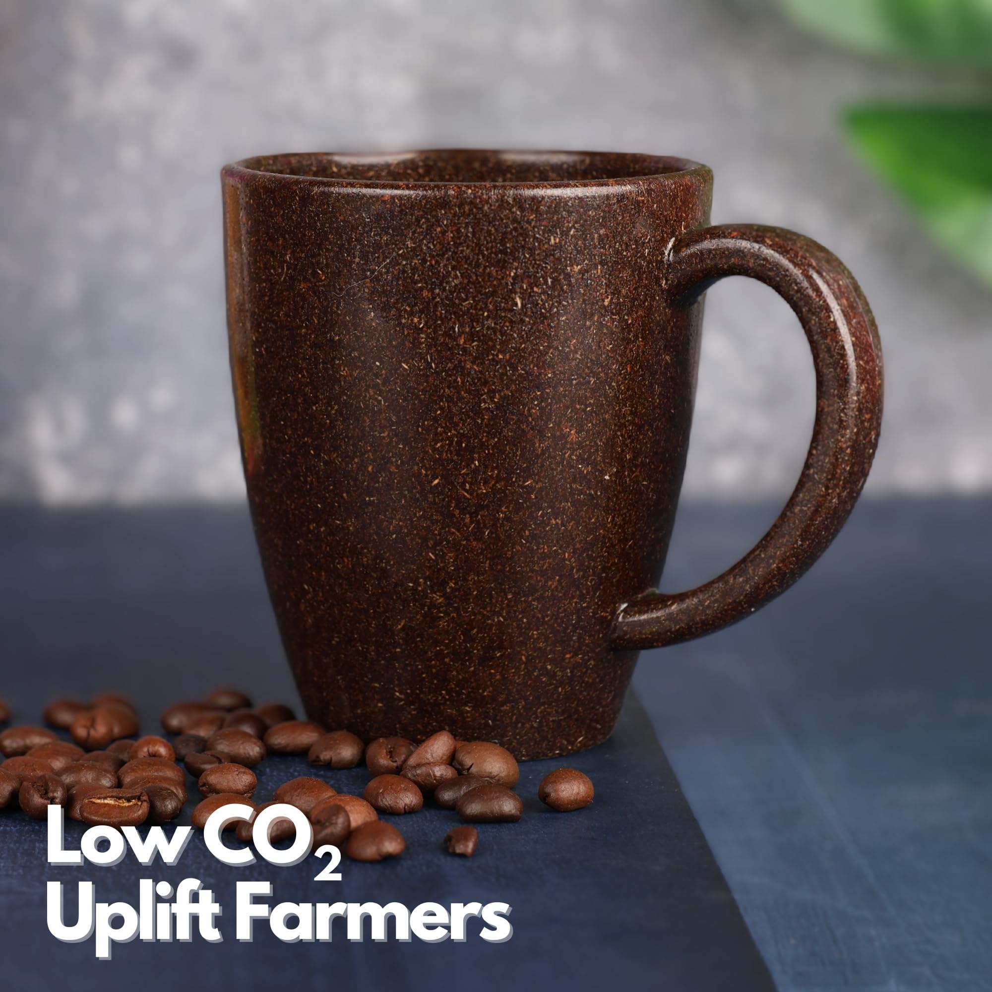 Coffee Fiber Eco Friendly Mug with Handle