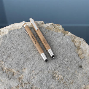 Triangle Bamboo pen with stylus