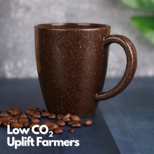 Coffee Fiber Eco Friendly Mug with Bamboo Lid