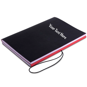 Double side folding notebook