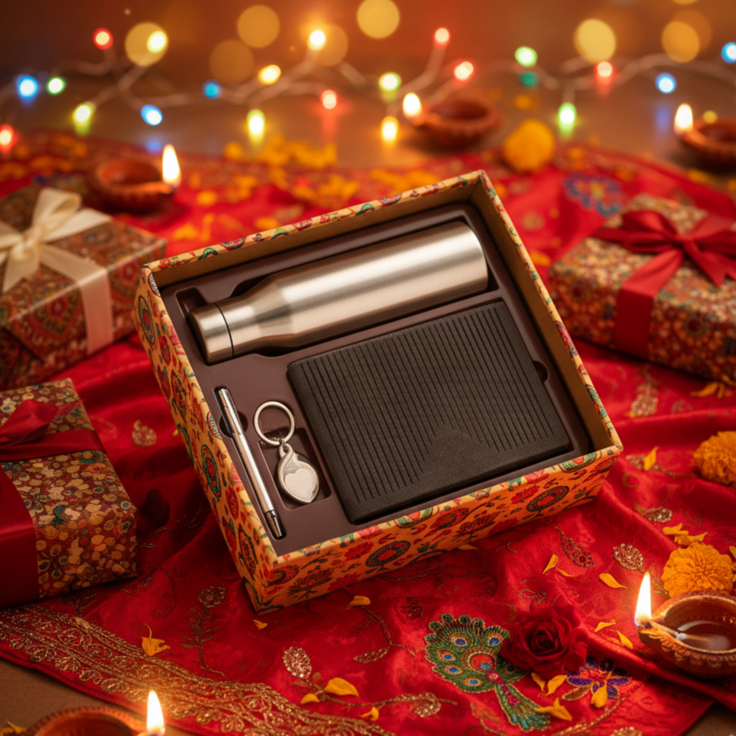 4 in 1 Gray Kraft Gift set