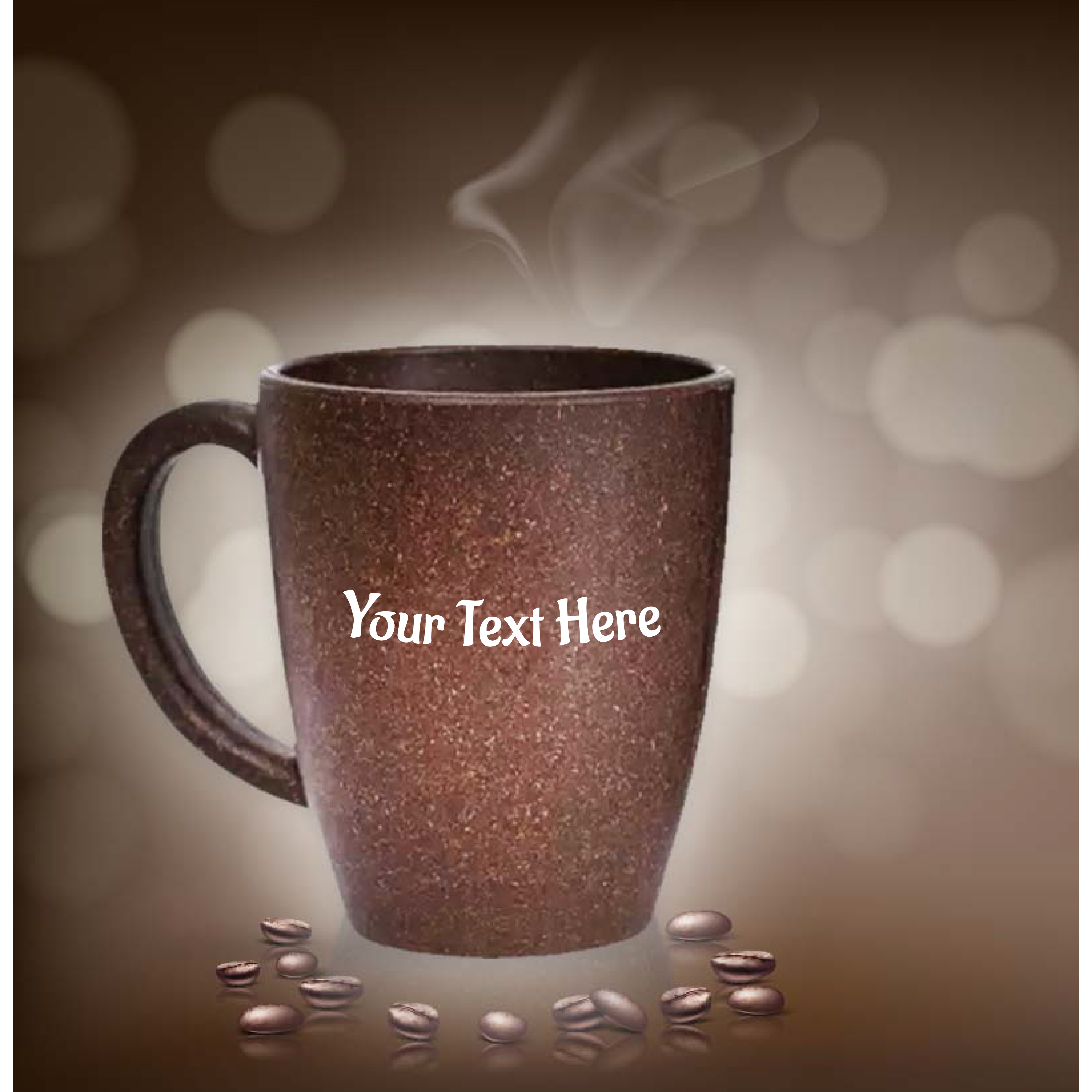 Coffee Fiber Eco Friendly Mug with Handle