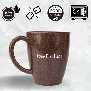 Coffee Fiber Eco Friendly Mug with Bamboo Lid