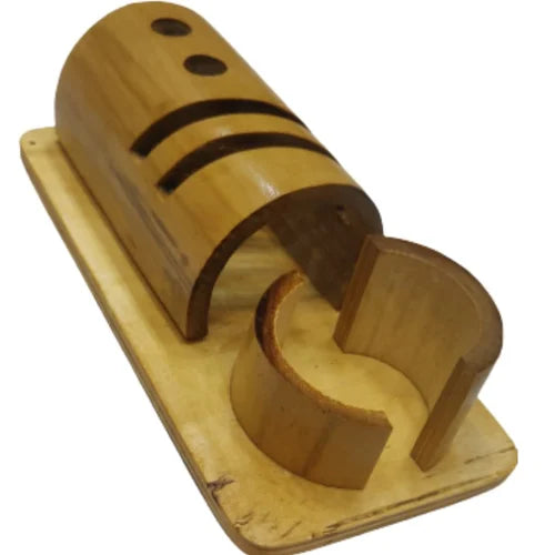 Bamboo Phone Stand with Functionality