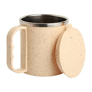 Insulated Square Eco Steel bottle with 2 Eco Steel cups Gift Set