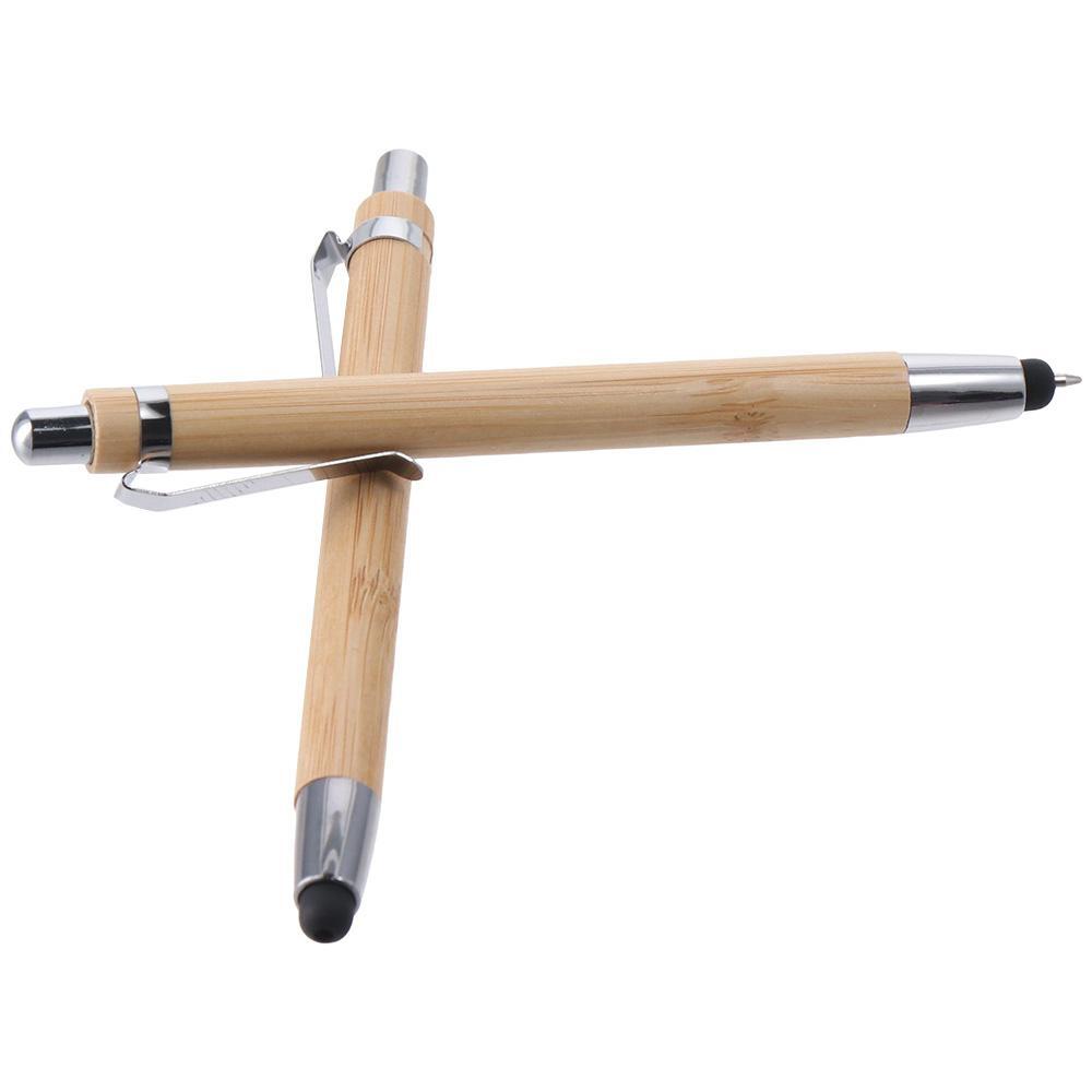 Triangle Bamboo pen with stylus