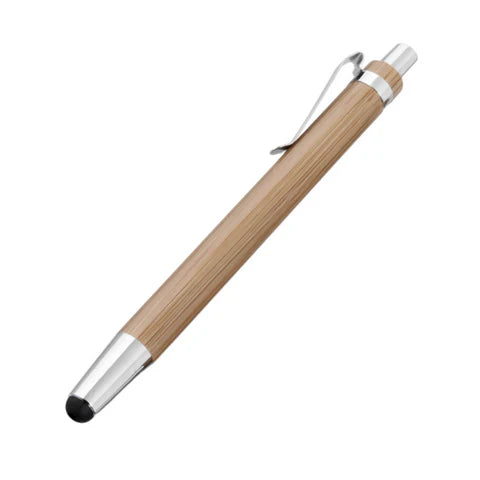 Triangle Bamboo pen with stylus