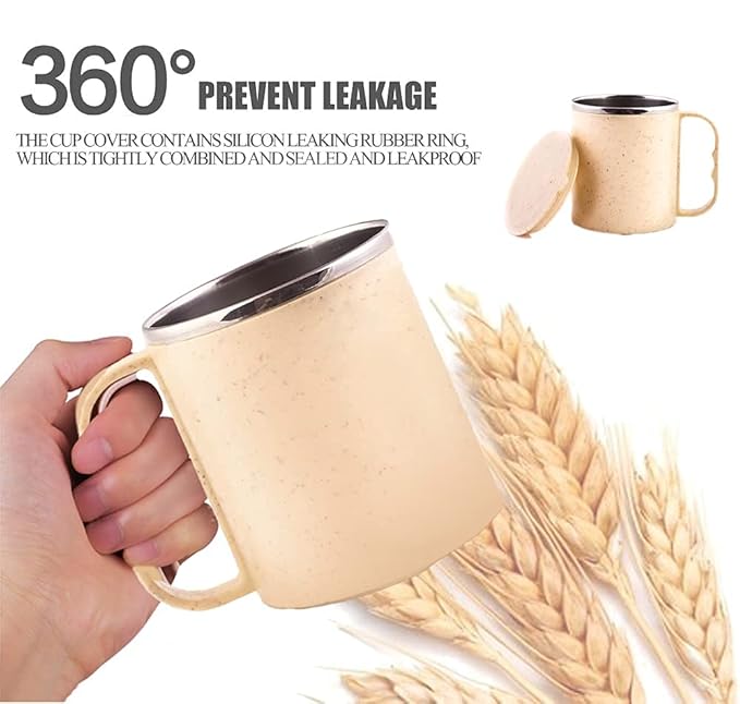 Insulated Square Eco Steel bottle with 2 Eco Steel cups Gift Set