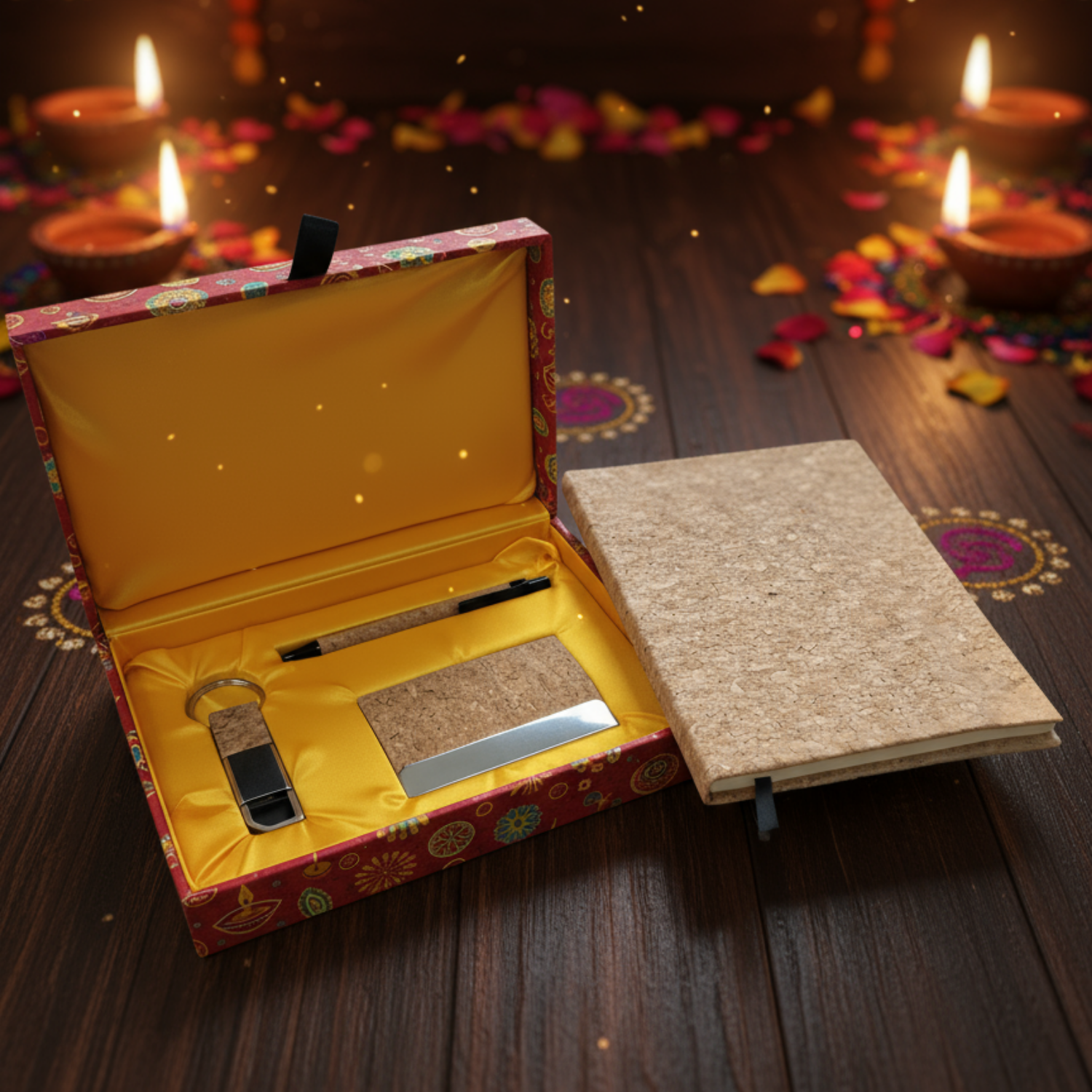 4 Piece Corporate Cork Gift Set