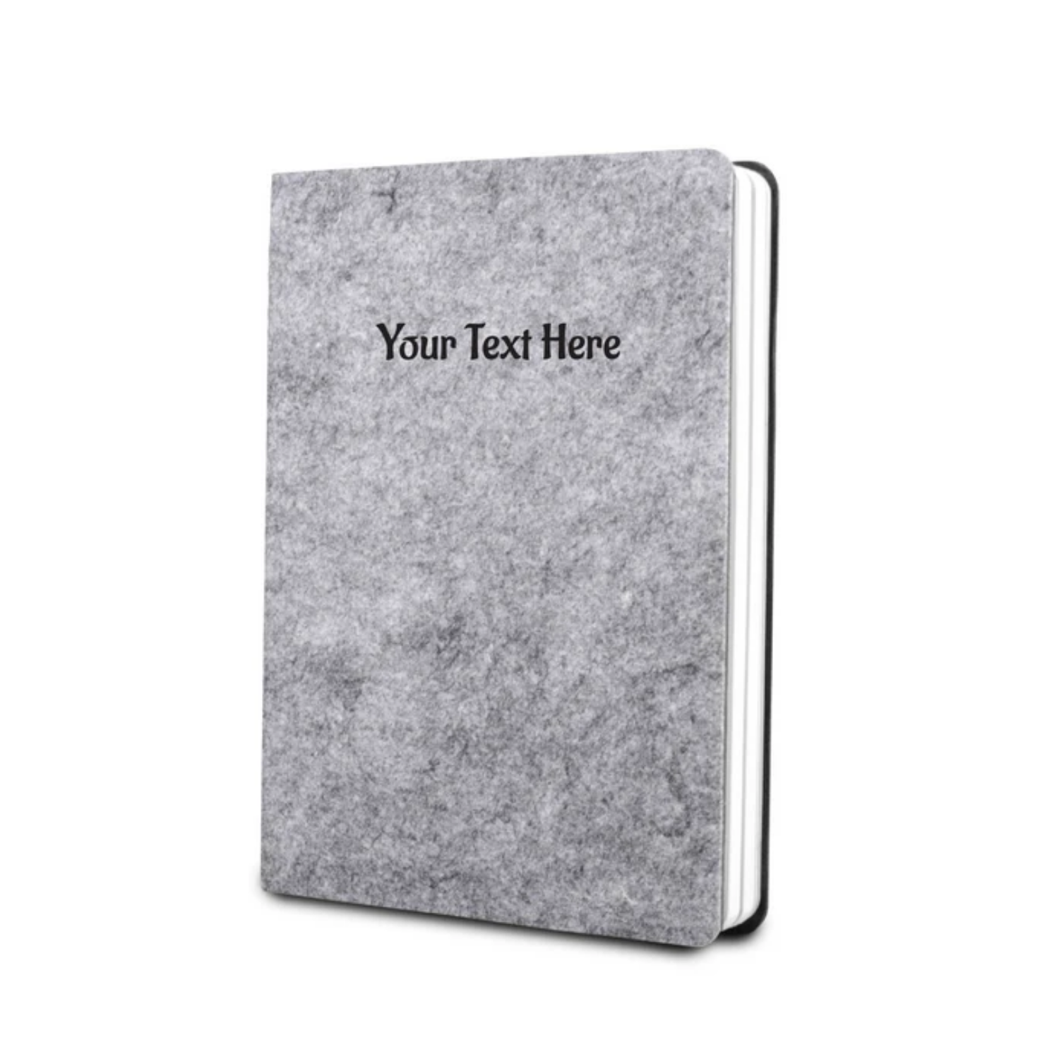EcoFelt Notebook with bookmark ribbon