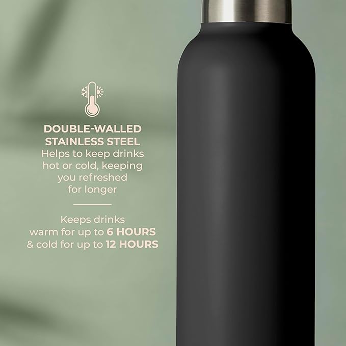 EcoVault Vacuum Flask with 2 Stainless steel cups in Gift box