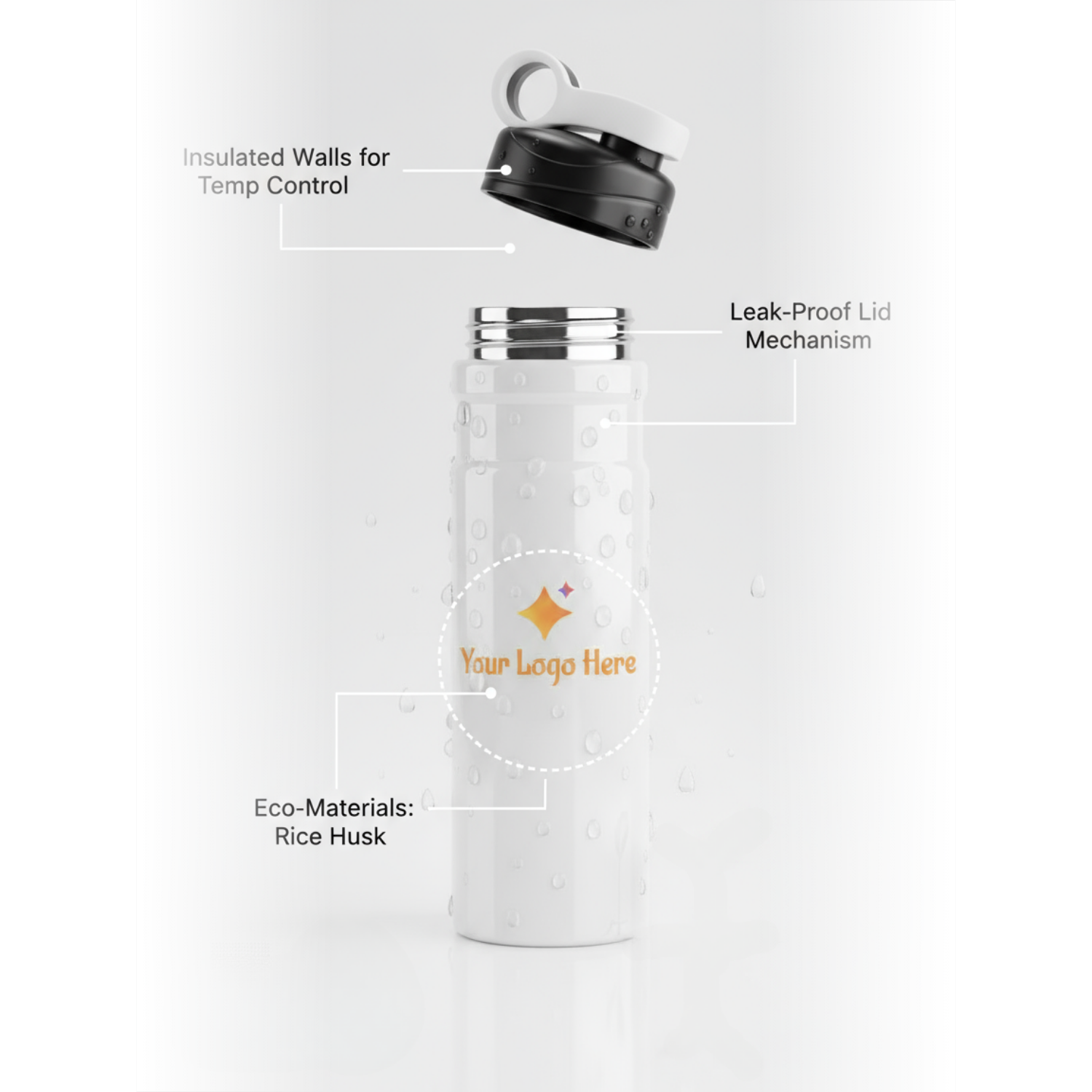 SwiftSip Insulated Steel Bottle