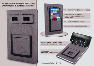 A5 notebook with External Functionality