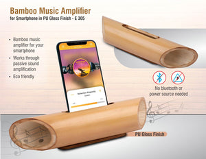 Bamboo Music Amplifier