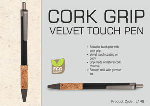 Cork Grip Velvet Touch Pen