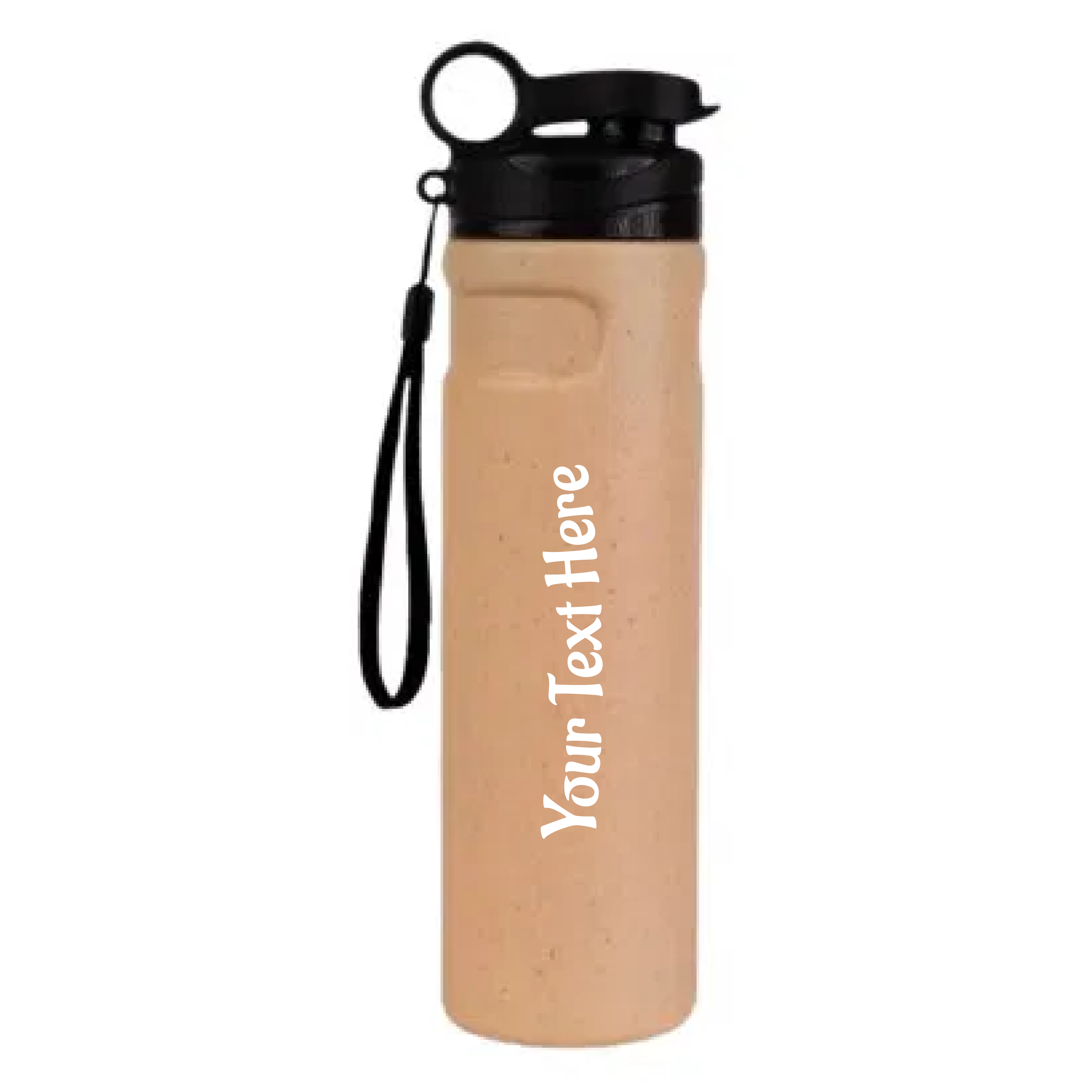 Rice husk Insulated Straight Steel bottle
