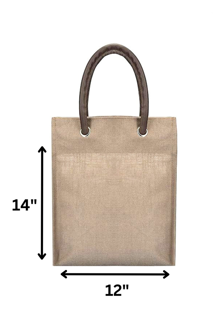 Pattern Jute Bag