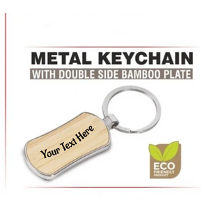Bamboo Metal keychain