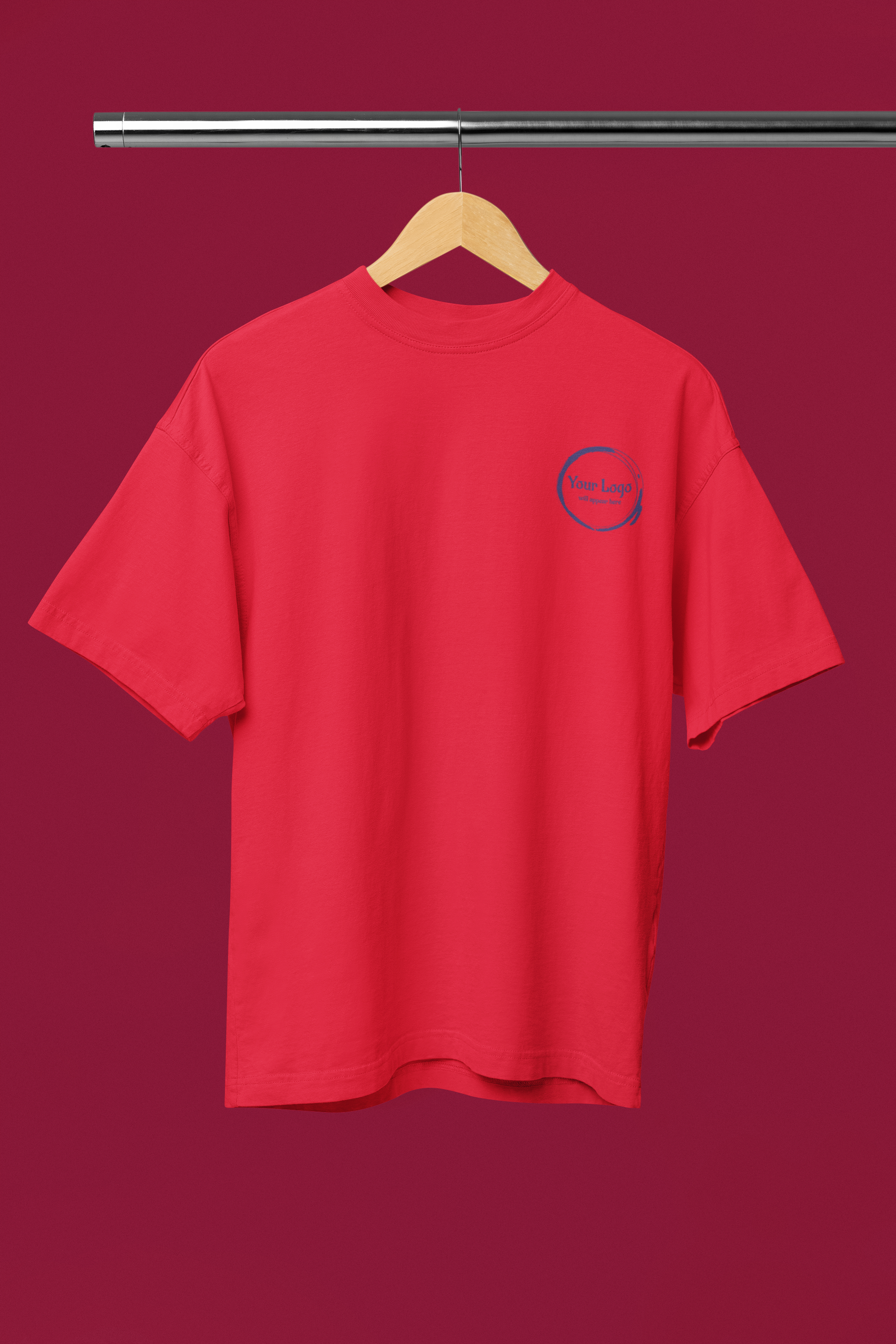 BASIC DROP SHOULDER OVERSIZED T-SHIRT