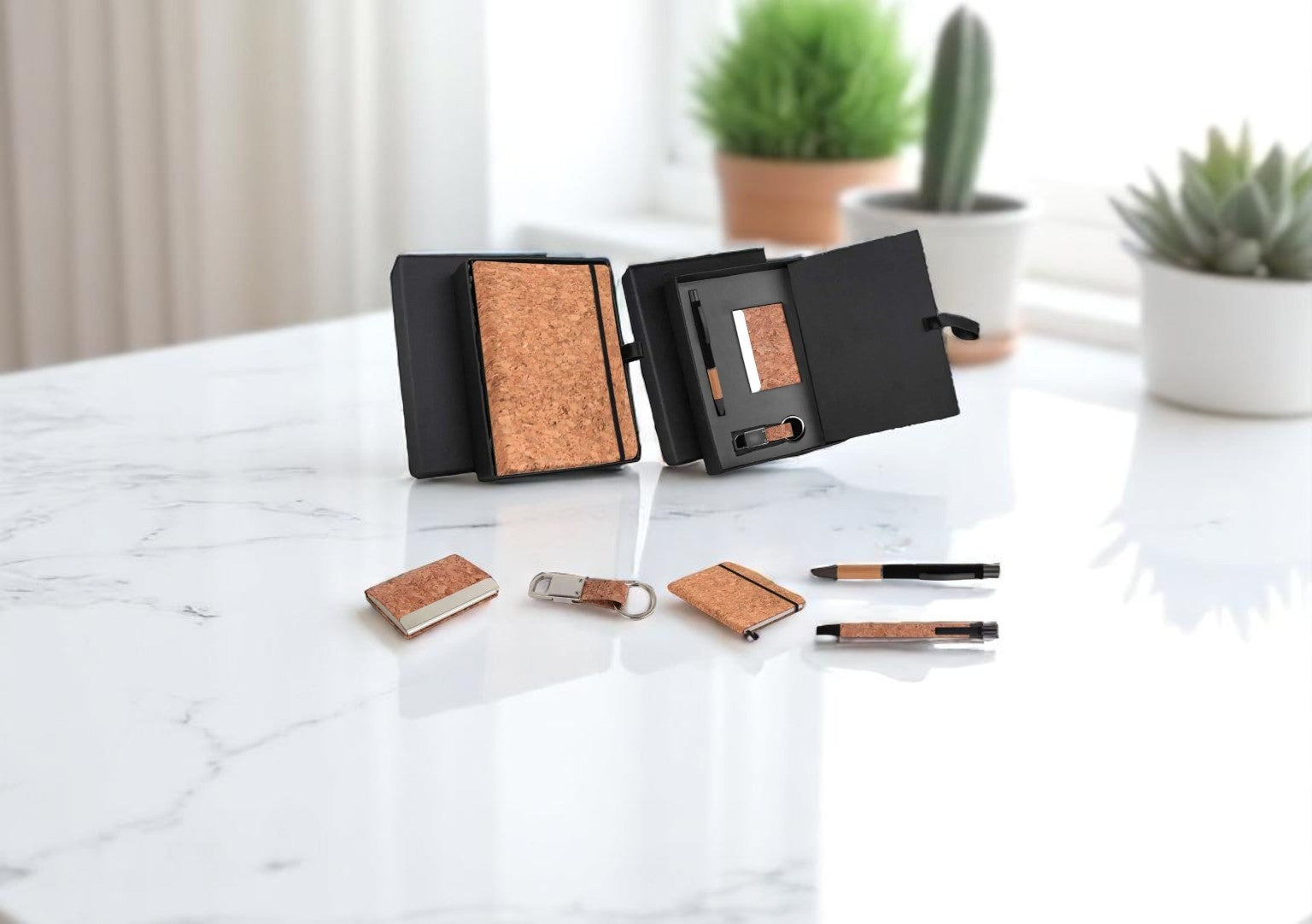 4 Piece Corporate Cork Gift Set