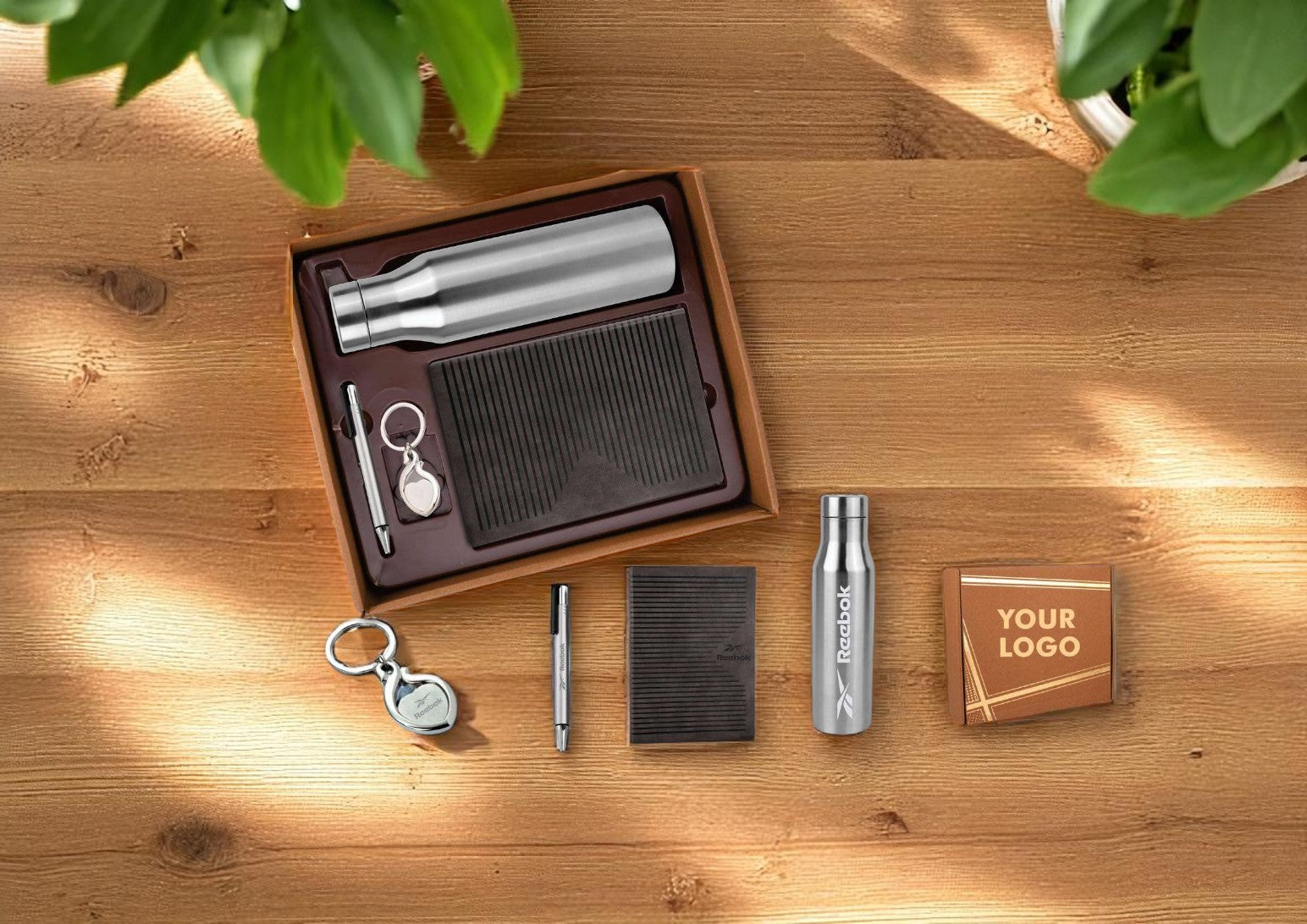 4 in 1 Gray Kraft Gift set